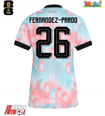 Bélgica Matias Fernandez-Pardo #26 Segunda Equipación Mujer Mundial 2026 Manga Corta
